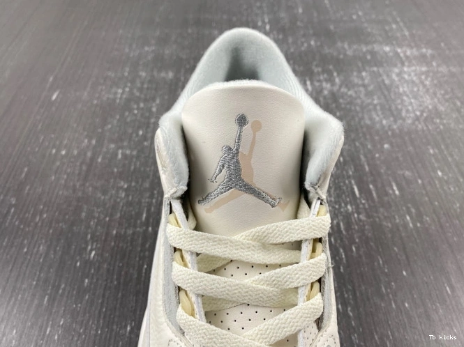 Rep TBK Craft Jordan Air 3 Ivory FJ9479-100 0714